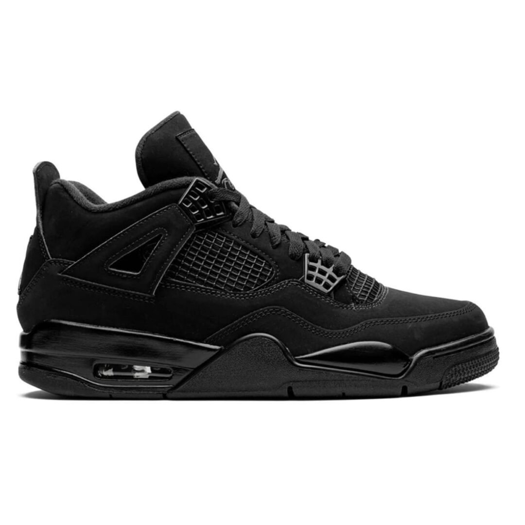 ⁦Nike Air Jordan 4 black⁩ - الصورة ⁦5⁩