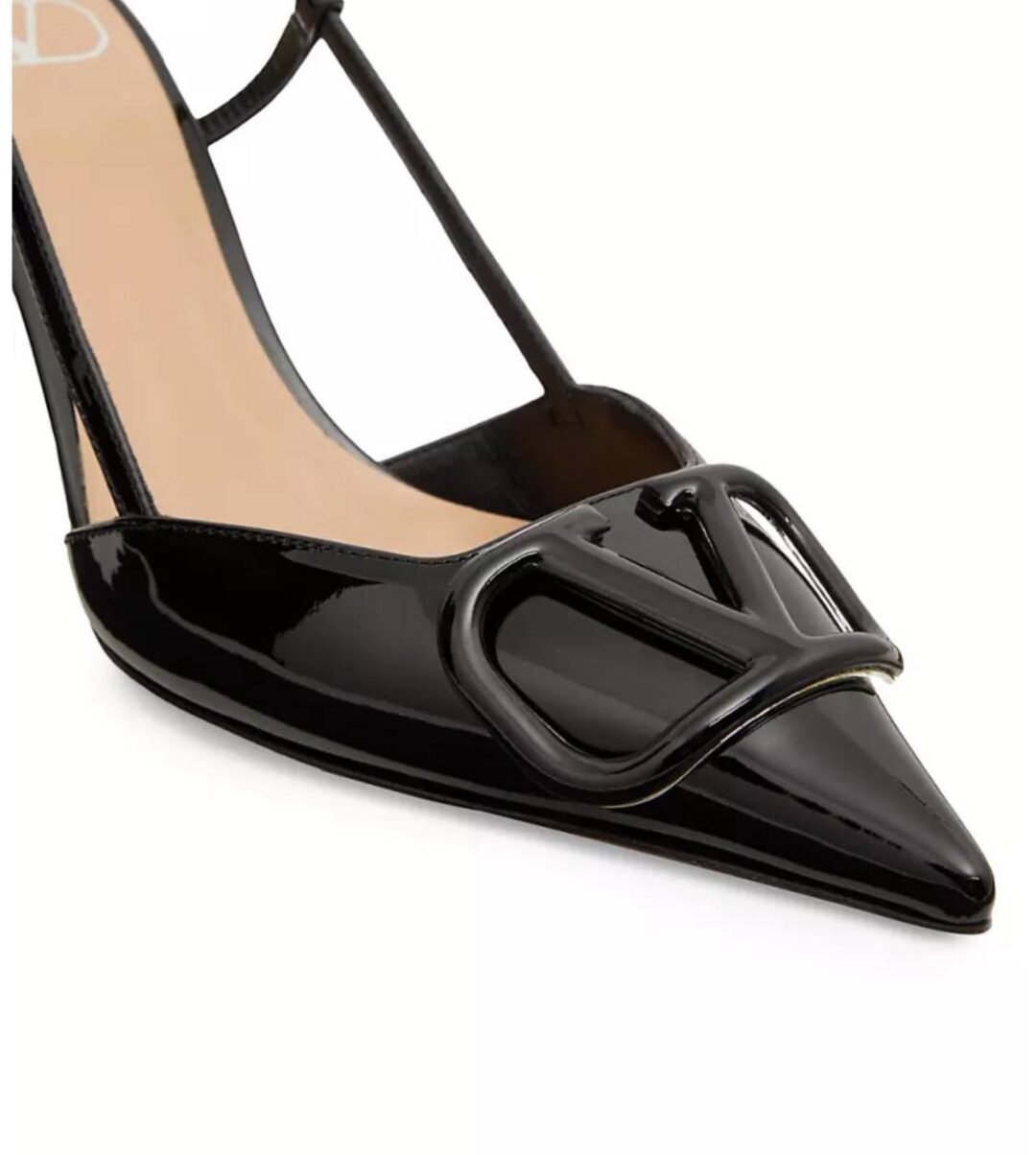 ⁦Valentino Heels Black⁩ - الصورة ⁦3⁩