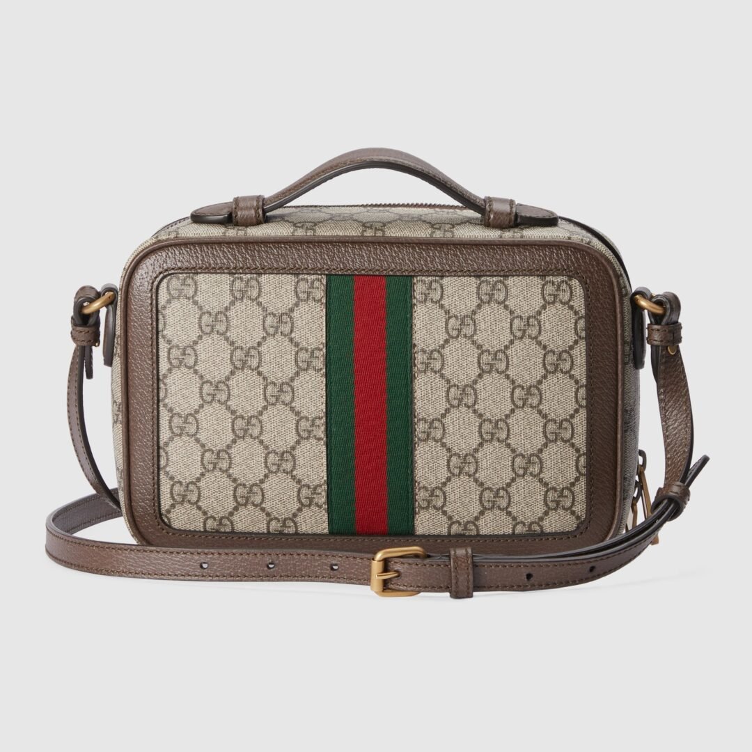 ⁦GUCCI OPHIDIA SMALL CROSSBODY BAG WITH WEB⁩ - الصورة ⁦3⁩
