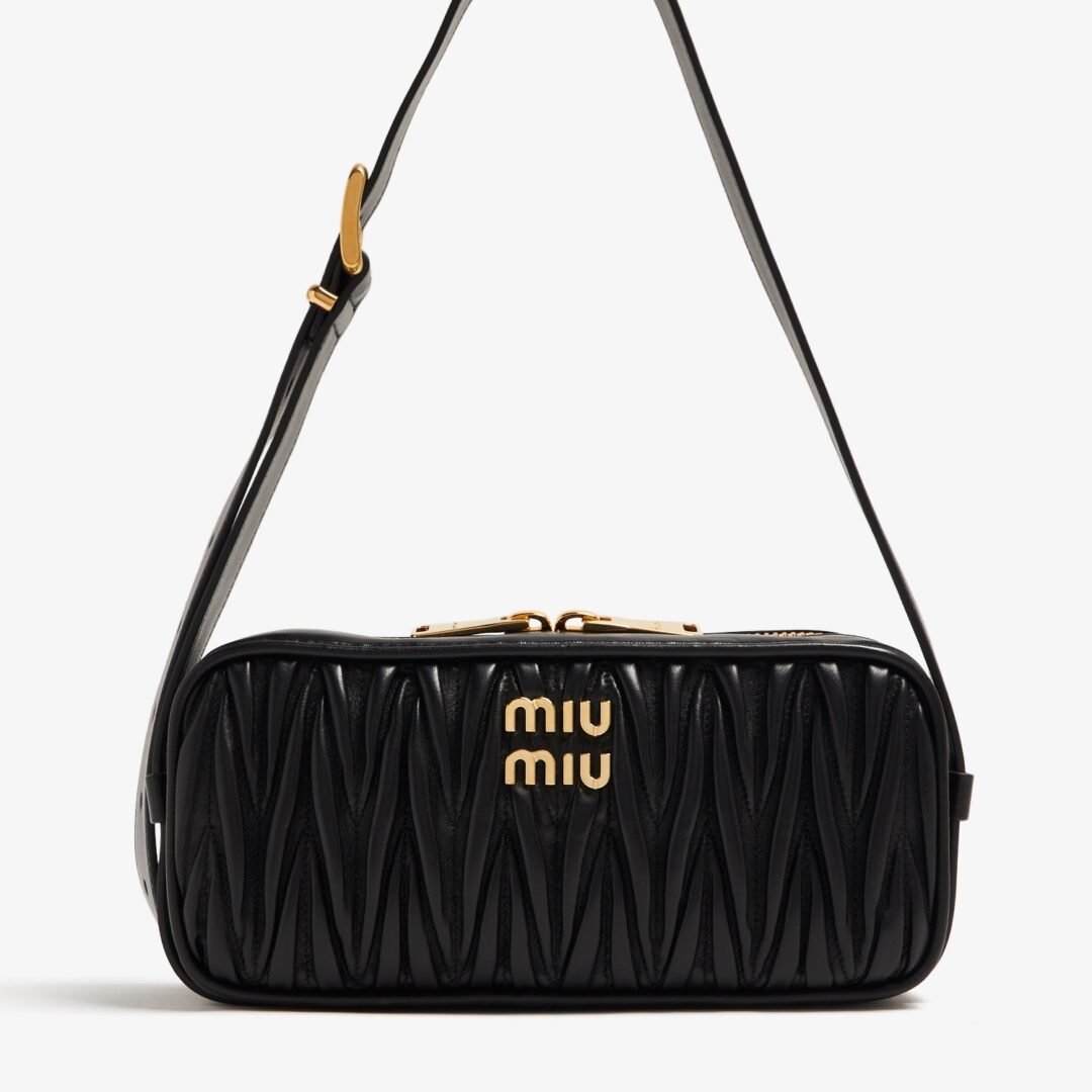 Miu Miu matelassé leather tote bag
