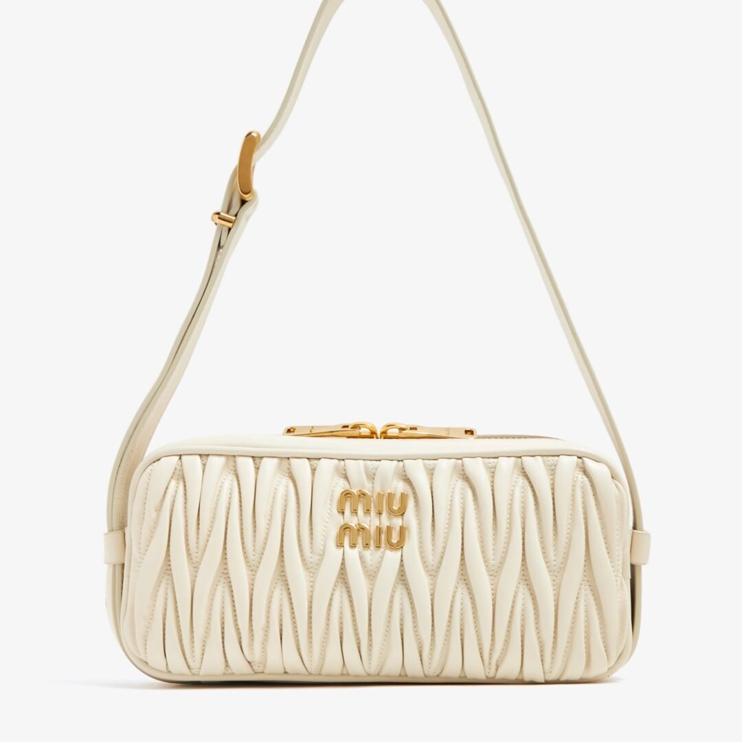 Miu Miu matelassé leather tote bag