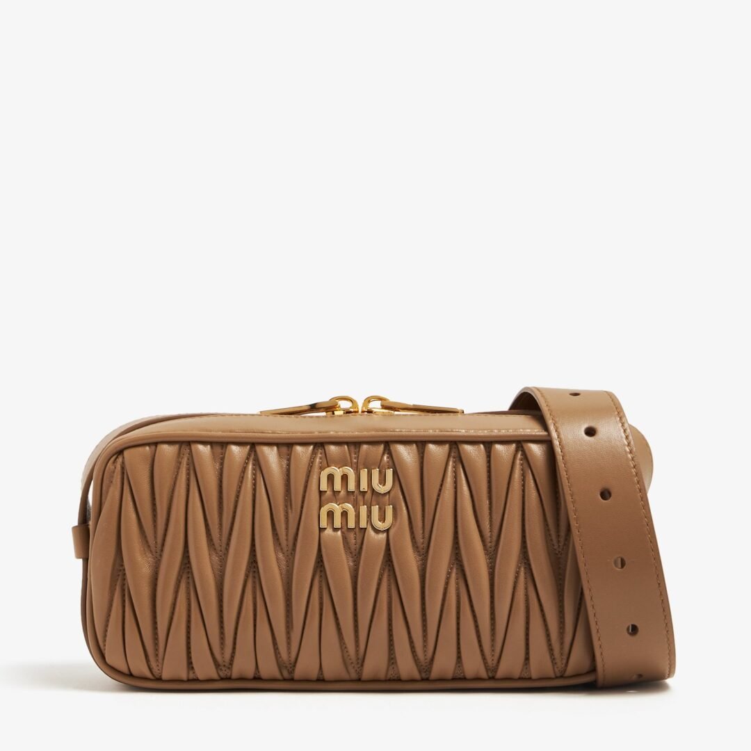 Miu Miu matelassé leather tote bag