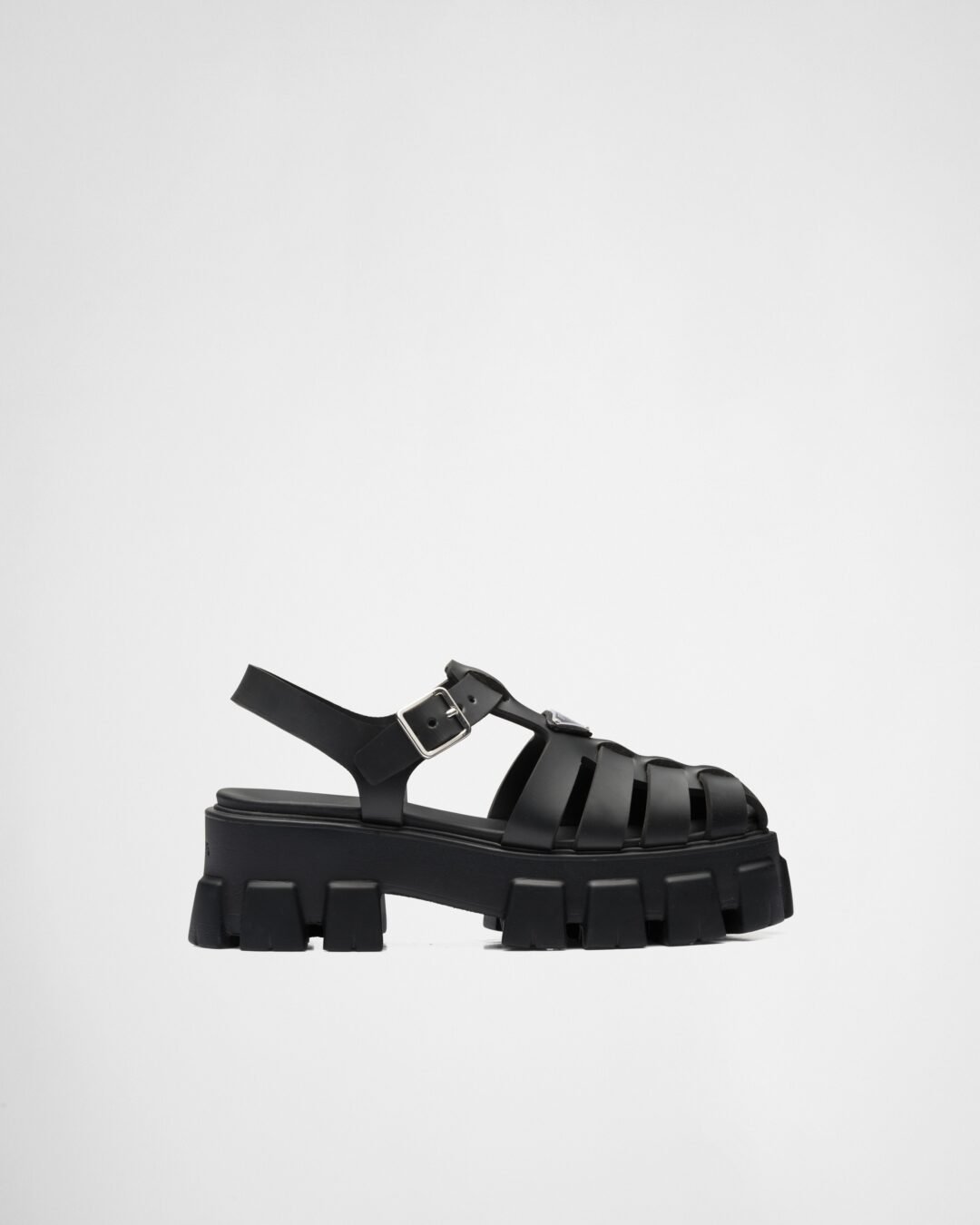 ⁦Prada Rubber Monolith sandals⁩ - الصورة ⁦6⁩