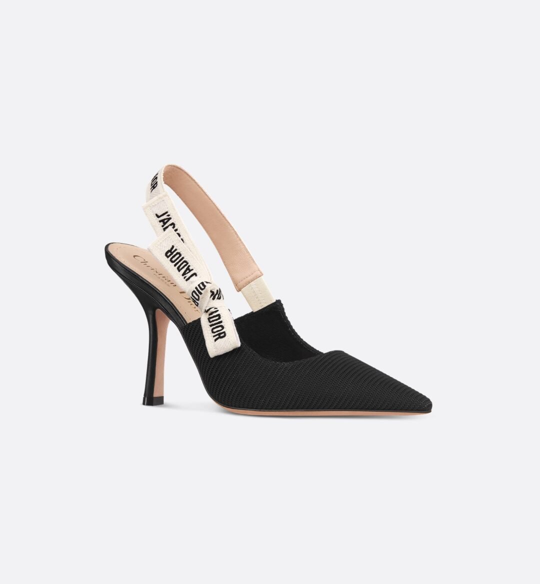 Dior J'Adior Slingback Pump Black Technical Fabric