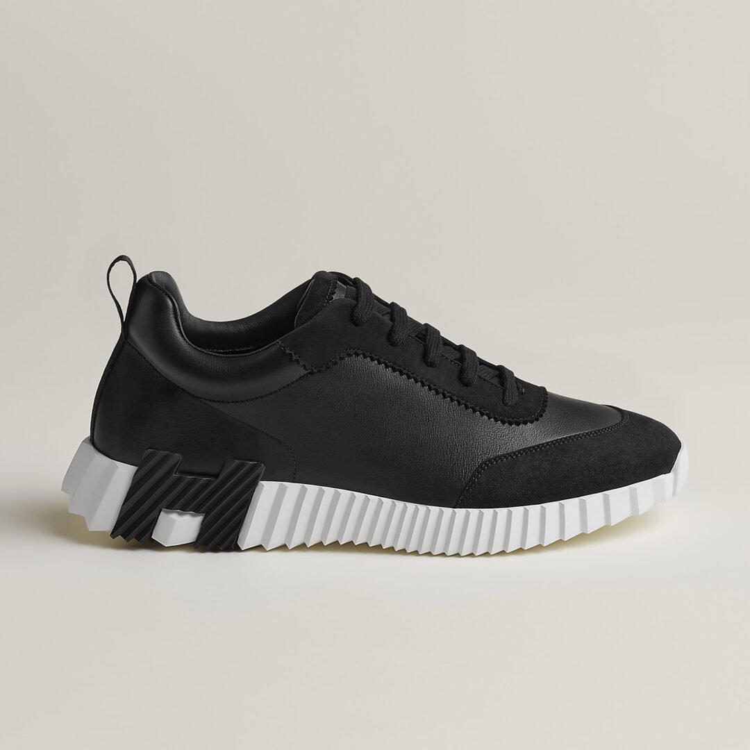 Hermes Bouncing sneaker Black and White