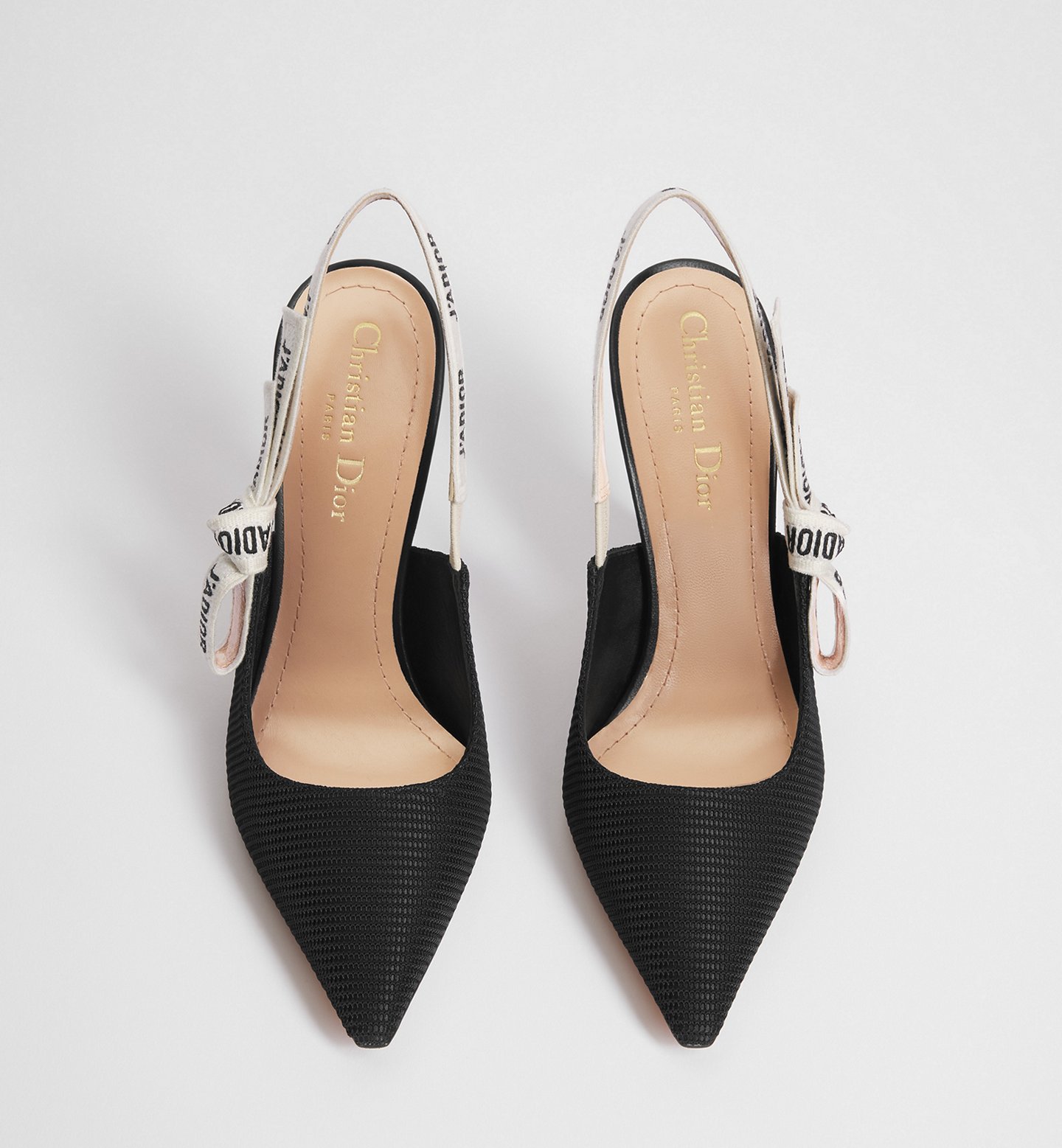 Dior J'Adior Slingback Pump Black Technical Fabric - الصورة 3