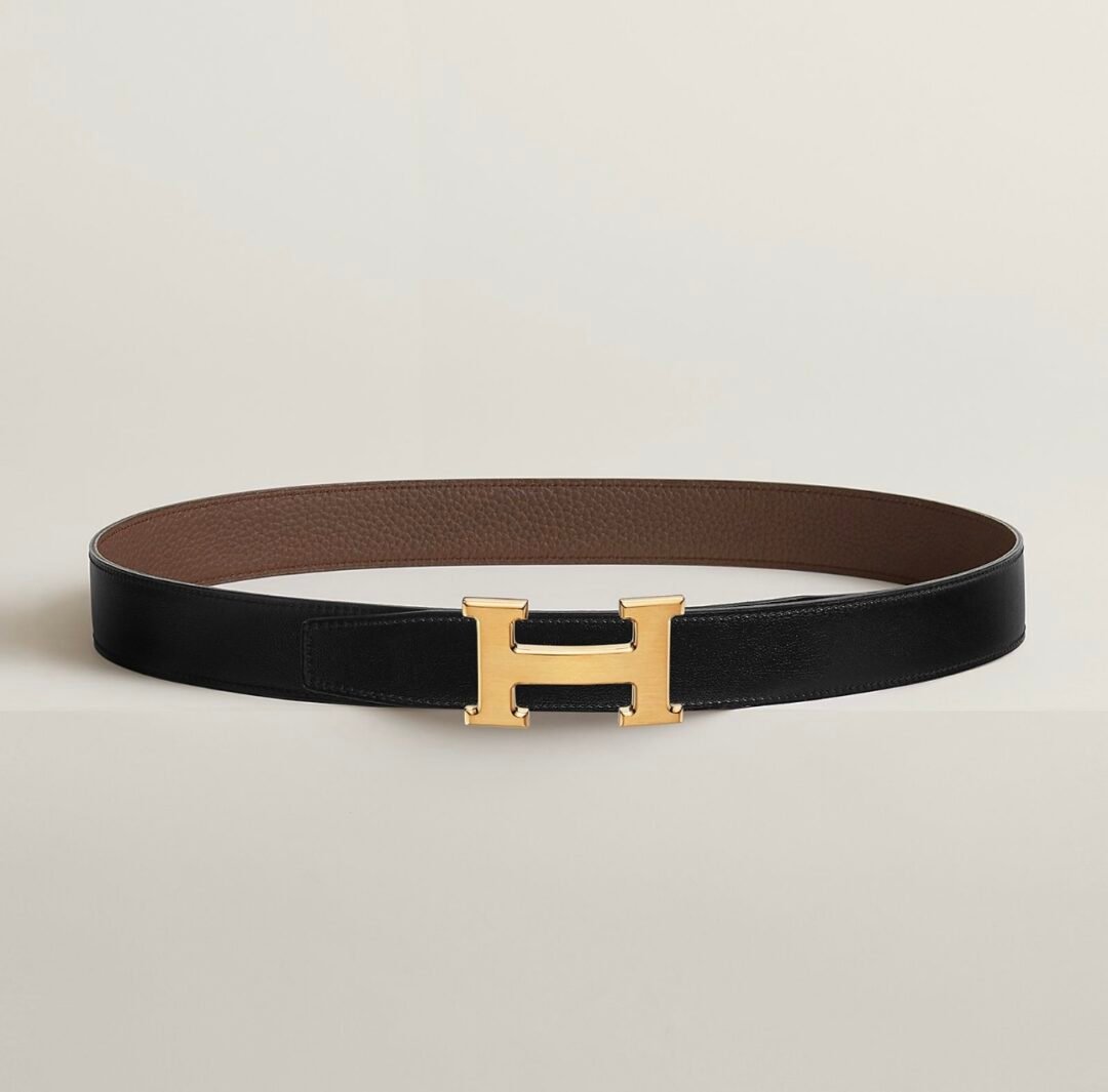 Hermes h martelee belt buckle