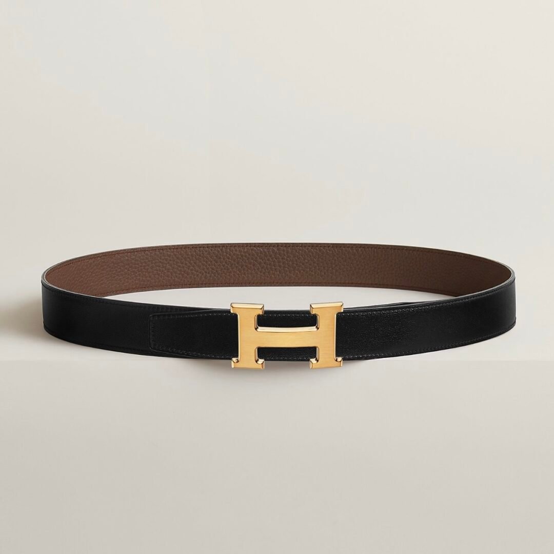 Hermes h martelee belt buckle