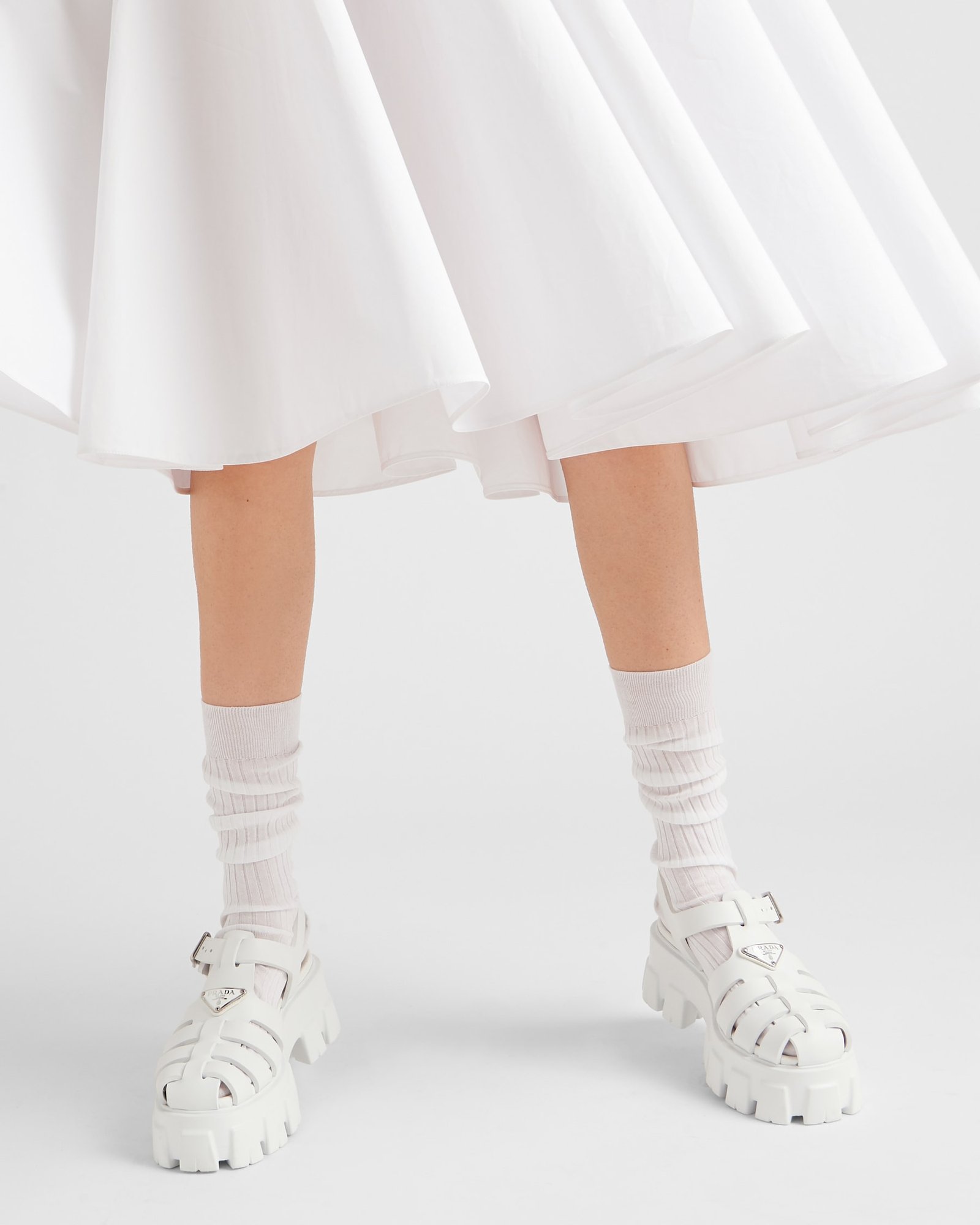 Prada Monolith foam rubber sandals - الصورة 2